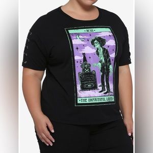 Disney Her Universe Hot Topic Hocus Pocus Billy Tarot Card T-shirt 2X